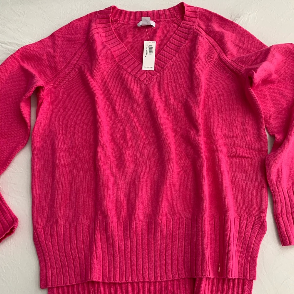 Hot pink sweater